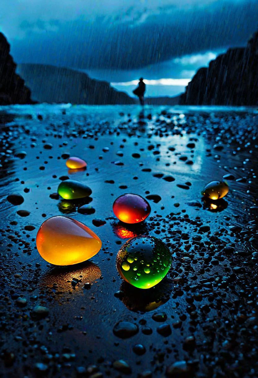 (masterpiece:1.1), (best quality:1.1), piercing ultra-details, (aesthetic:1.1), fantastic epic masterpiece, photorealistic fantasy , dream burst of realistic fantasy in the future reality, Depth of field, insane details:1.4, ultra detailed, absurdres, 1:280f Zeiss lens, long aperture, fiery opal, platinum, obsidian, iris Rainbow iridium ,feet in the shell, UHDR, 32K, QUANTUM DOT, extraterrestrial sight, intricate background, style by soa nala Lee, bare feet, piercing eyes, detailed pupils, highresolution texture face, luminous face,
a rocky scenery comes alive as "rain pours down" to the tune of "Rain Fall Down" by the Rolling Stones. Amidst the downpour, the band performs beside the rolling stones, adding a touch of rock 'n' roll to the natural spectacle:1.3. The scene, captured with a Canon EOS R5 using a dramatic rain exposure setting (f/2.8), ISO 1600, and a rolling stone backdrop, juxtaposes the timeless power of nature with the timeless sound of ((rock music)), creating a moment of playful irony. small round rocks to their feet, (( the light beamed and projected on the band from helicopter above)),((some one that looks like MJagger)), "ROLLING" "STONES" &k &j &l &k &j &l, guitar:1.4
