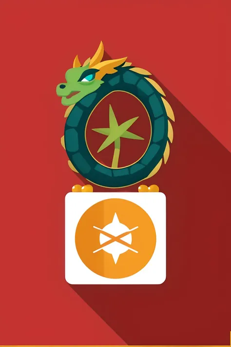 <lora:flaticon_v1_2:0.8>,FlatIcon,dragon,