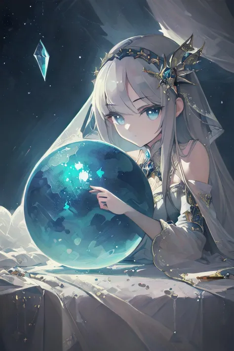 (masterpiece, best_quality, ultra-detailed, immaculate:1.3), epic, illustration, the mysterious enchantress gazes into her crystal ball. <lora:envyfantasymix05-envy_fantasy_mix_05_-_v1.0:0.7> ., <lora:realistic_quality-realistic_quality_leco_-_v1.0:0.7>