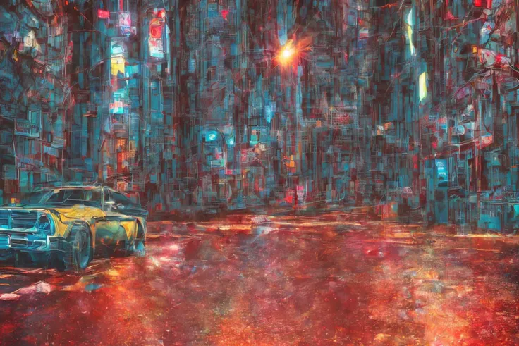(RAW photo, 8k uhd, Analog style, Masterpiece, Best Quality, Highres:1.3), (dramatic, cinematic:1.2), BREAK,
shot of (ultra-detailed:1.1) (military:1.4) (cyberpunk:1.3) (battlecar:1.35) (armed with turret machine gun and grenade launchers:1.33) (rushing:1.3) through (cyberpunk city street:1.35), ((glossy:1.1) technological futuristic design:1.2), (drifting:1.3) (sportcar:0.3), (neon lights:1.1), (wet asphalt, reflections:1.2), (firing tires:1.35), (water splash, puddles:1.32), (debris:1.32), (steam:1.3), (frightened:1.1) (pedestrians:1.4), (bright day:1.15), (daytime:1.15) (cloudy sky, (rain:1.1):1.2), (skyscrapers:1.15), BREAK,
(photorealistic:1.2), (dutch angle:1.4), (light particles, colorful:1.2), (action moviee, dynamic composition, fast, chasing:1.3), (motion blur, motion lines:1.3), (cyberpunk, science fiction, blockbuster, military vehicle, volumetric light:1.3), (daylight:1.2) (noir:0.5) (urban atmosphere, vehicle focus, cinematic tone, shiny, glowing, intricate, electricity, red purple aqua color scheme, graffiti, (dust:1.1), no humans:1.2), BREAK,
<lora:more_details:1.0>,
<lora:zoom_slider_v1:2.0>