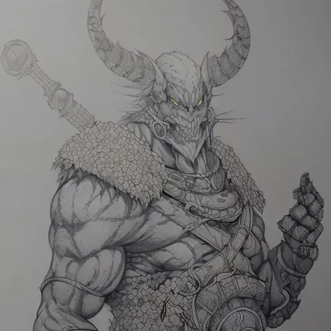 Evang, a mythical warrior