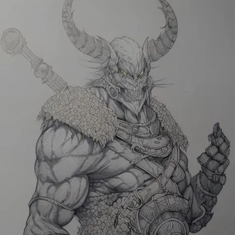Evang, a mythical warrior