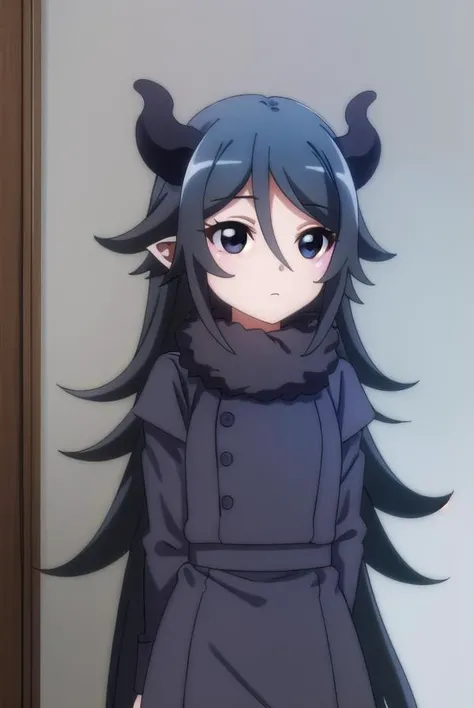 lutiabutte, <lora:lutia butte s2-lora-nochekaiser:1>,
lutia butte, long hair, bangs, black hair, hair between eyes, horns, pointy ears, (black eyes:1.5),
BREAK long sleeves, fur trim, fur collar,
BREAK indoors,
BREAK looking at viewer, (cowboy shot:1.5),
BREAK <lyco:GoodHands-beta2:1>, (masterpiece:1.2), best quality, high resolution, unity 8k wallpaper, (illustration:0.8), (beautiful detailed eyes:1.6), extremely detailed face, perfect lighting, extremely detailed CG, (perfect hands, perfect anatomy),