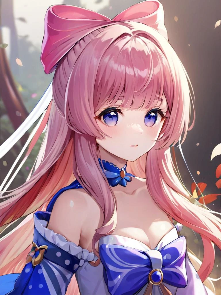 ultra-detailed,(best quality),((masterpiece)),(highres),original,extremely,hair,<lora:Sangonomiya Kokomix_xl:1>,(\shan hu gong xin hai\),long hair, bow