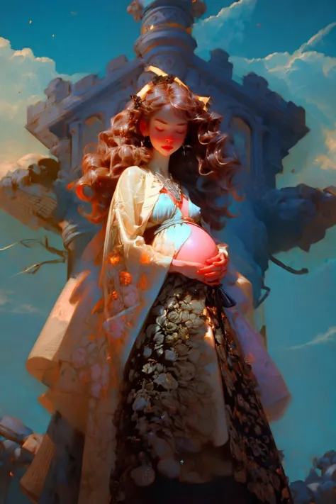 (RAW photo, 8k uhd, Analog style, Masterpiece, Best Quality, Highres:1.3), (dramatic, cinematic:1.2), BREAK,
shot of (cute curvy:1.11) young (18yo:1.2) (victorian:1.2) (french:1.15) (pregnant:1.18) girl, (sleeping:1.16) (sitting:1.1) (on rocking chair:1.2), (leaning back:1.26), (exposed:1.1) (big breasts:1.2), (puffy nipples:0.9), (exposed (pink:1.1) areolae:1.16), (one breast out:1.2), (wide hips:1.11), (ornate:1.25) (white:0.8) (transparent:1.15) (long victorian dress:1.4), (see-through:1.15) (robe:1.1), (hair ribbon:1.31), (long wavy hair:1.16), (closed eyes:1.1), (tilted head:1.26), (blush:1.26), BREAK,
(necklace:1.2), (lowered head:1.25), (pale shiny skin:1.2), (parted lips:1.2), (overgrown:1.15) (garden:1.15), (colorful flowers:1.2), (red roses:1.31), big (oak trees:1.25), (victorian house:1.35), (mansion:1.25), (gazebo, pergola:1.3), (village:1.1), (pond:1.29), (lilys:1.16), forest, (vines:1.16), (bloom:1.1), (sunny day, blue sky, fluffy cloud:1.26), (godrays, light particles, colorful, bright, glowing:1.3), BREAK,
(photorealistic:1.2), (fantasy fantastic dream world, shiny, floral:1.3), (outdoors, light theme, wind:1.3), ((victorian, vintage:1.1), inspiring joyful atmosphere, calm mood, innocent:1.3), (pastoral, antique:1.1), (intricate:1.3), BREAK,
<lora:more_details:0.8>,
<lora:breastsizeslideroffset:-0.1>,
<lora:OneBreastAdam-000015:1.35>,
<lora:zoom_slider_v1:0.93>,