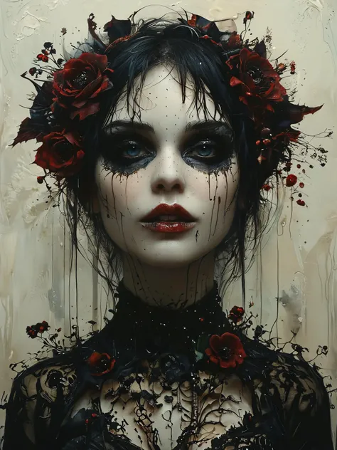 vampire, epic, majestic, elegant, abstract, abstract floral background, photorealism, hyperdetailed, hyperrealism <lora:Melting_world:0.8> <lora:mentixis:0.8> mentixis, metix