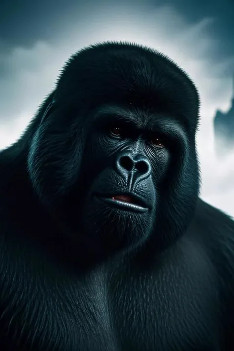 King Kong, perfecteyes eyes, <lora:lora_perfecteyes_v1_from_v1_160:1>