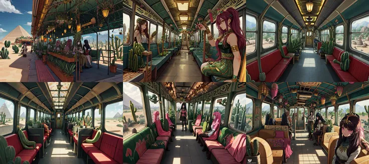 (otherworldly, otherworldly atmosphere, otherworldly appearance), highly insanely detailed, masterpiece, top quality, best quality, highres, 4k, 8k, RAW photo, collar, earrings, jewelry, necklace, armlet,
(long_hair, long hair, random colors cloth, random colors hair, random long hair, dynamic hair, glowing hair, hair over one eye),
(eyelashes, eyeliner, eyeshadow, eyelashes),
pink lipstick,
natural makeup,
((ancient egyptian theme:1.2)), golden ornaments,
1girl, (portrait:0.4), nsfw,
((desert, Mexico, cacti, underwater)),
Middle Earth,
long messy hair,
1girl,
a large fantasy dwarf settlement underground, magical lights, forge and furnace,
(moss vines),
A bustling (train station:1.2) at rush hour, with people hurrying to their destinations, ais-spiderz crawling over the platforms and trains, creating a dynamic yet slightly surreal scene,
mandala, (fantasy world)