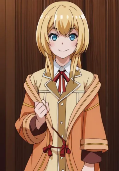 <lora:strongestsage:0.8>, Ruri, smile, closed mouth,