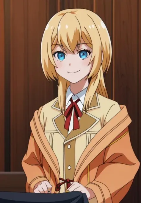 <lora:strongestsage:0.8>, Ruri, smile, closed mouth,