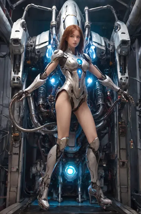 (huge glowing sex machine inserted into vagina:1.6), 1girl,solo,best quality, masterpiece, high quality, highres, (vaginal object insertion:1.6) ,facing viewer, looking at viewer, spacecraft interior, uncensored, full body, bangs, long hair, (sex machine), (riding), nicetack, nice face, dildo, spread legs, spread pussy, mecha,godpussy,
<lora:SDXL_GodPussy_v1 触å godpussy:0.3> <lora:SDXL lucia 000001:0.7>