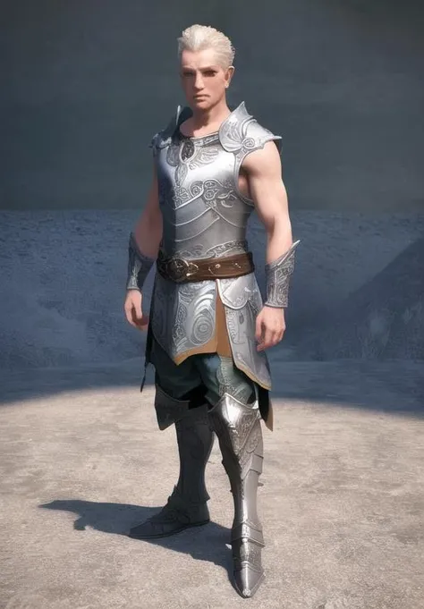 <lora:Snow_Elves-male:0.8>, snow_elves-male, solo, manly, armor, (masterpiece, best quality, absurdres, detailed, ultra-detailed:1.3), (highly detailed, high quality:1.3)