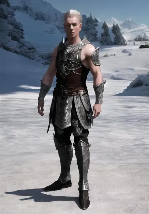 <lora:Snow_Elves-male:0.8>, snow_elves-male, solo, manly, armor, (masterpiece, best quality, absurdres, detailed, ultra-detailed:1.3), (highly detailed, high quality:1.3)