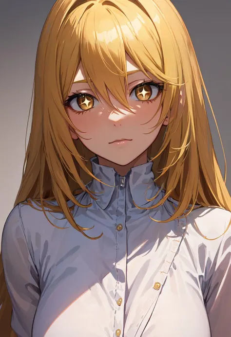 Blonde hair glue eyes, cute anime boy