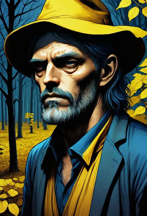 Positiv Clip L
Shades of Art,, (in the style of Becky Cloonan), Close-up, man, tree
Positive Clip G
Shades of Art,, (in the style of Becky Cloonan), Close up of an old man wearing yellow hat and blue shirt, sits in front of a chestnut tree
Positive Refiner
Shades of Art,, (in the style of Becky Cloonan), Close-up, man, tree
---------