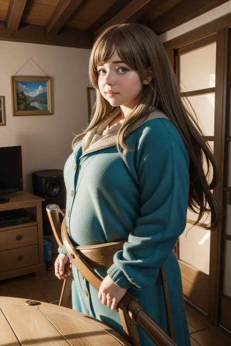 1girl, (stylized by L. S. Lowry:0.8) , fantasy 3D Rendering, best quality, Landscape of a 93 year old chubby Baroque (Female Stablehand:1.3) , the Stablehand is very Horrifying and Intensive, she has [Hypnotic:Plush:11] hair, from inside of a Deserted Media room, desolate fauna with Eucalyptus, Thunderstorm, shallow depth of field, Ultrarealistic, Amusing, dmt, Warm lighting, 800mm lens, Cold Colors, concept art, Dufaycolor Photograph, skin pores, sharp and in focus, arthouse, Concept Art World