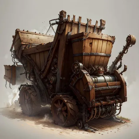 <lora:WoodIronAI:.91> WoodIronAI
combine harvester . detailed, intricate
