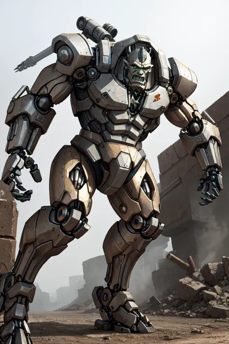 best quality, high_resolution, distinct_image,mechanical arms,oger