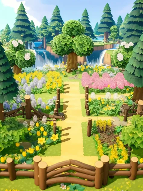 masterpiece, high quality,forest, spring <lora:J_game_background:0.9> j_game_background