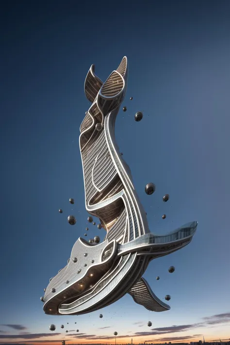 A futuristic and stunningly beautiful high-rise shopping center architectural structure with bold, futuristic design elements, blending seamlessly into the art form of digital illustration. Inspired by the works of Syd Mead. The scene showcases the center amidst a bustling city, its sleek lines contrasting with the urban environment. A warm color temperature adds vibrancy, highlighting the architectural details. Shoppers and visitors exhibit expressions of awe and excitement. Illuminated by soft, diffused lighting, the atmosphere exudes sophistication and promise of tomorrow
(masterpiece),(high quality), best quality, real,(realistic), super detailed, (full detail),(4k),8k,no humans, scenery, building, ((500-meter tall buildings)),outdoors, window, road, sky, street, lamppost, tree, power lines,,Organic modernist architecture, glass curtain walls, interesting shapes, super high-rise buildings in the block