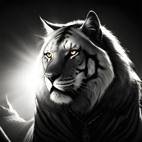 king , dramatic lighting