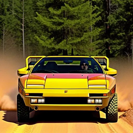 pontiac fiero, off road, lifted