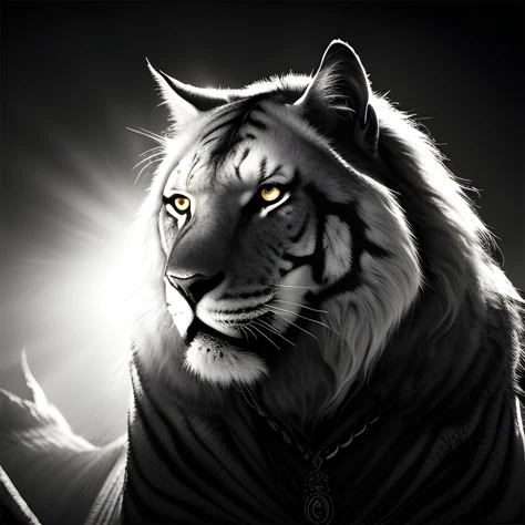 king , dramatic lighting