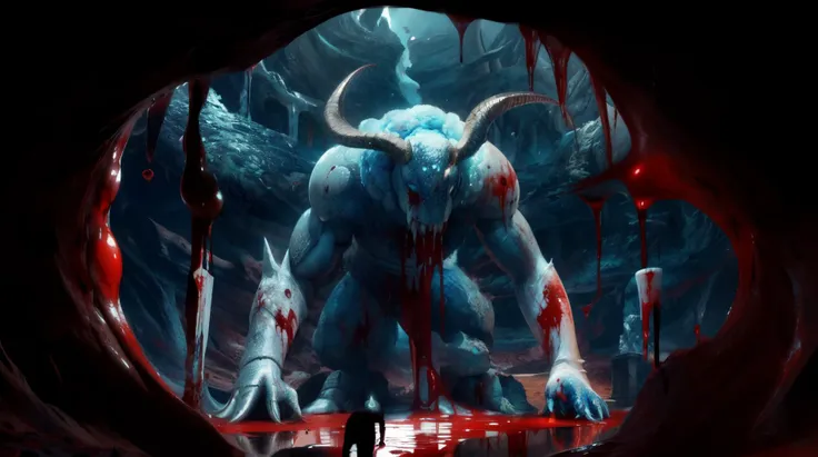 (masterpiece, best quality, fullscreen), [(full body:1.1)::0.3] portrait (photo of a giant parasite [magical being:creature:0.2]:1.3), <lora:EYES snake-eyes:0.4> snake eyes, (Radiant living skin:1.5), (some Sublime fleshy Five-Fingered Hands:1), (Human body shape:1.1), (Medusa head:1), (colored Tail:0.8), <lora:EFFECT R4mh0rns:0.2> (R4mh0rns,curled horns,sheep horns1.1), <lora:EFFECT Proto:0.4>, <lora:MONSTER EdobScorpionPhotoReal_v1.0:0.3> EdobScorpion, (surrounded by many giant blood Swirling all around:1.6), (background in a flesh and blood hell landscape:1.3), (shiny and glowing lighting:1.2), , <lora:QUALITY Better_Nature_v1:0.6>, , (look at the viewer:1.2), <lora:SLIDER muscle_slider_v1:-0.5>, <lora:LIGHT ALL IN ONE LORA HD v1:0.6>, <lora:LIGHT epi_noiseoffset2:0.2>, <lora:QUALITY kkw-better-v1.0a:0.4>, <lora:QUALITY add_detail:0.2>, <lora:BACKGROUND booscapes_v2:0.3>, (Full body Shot, Shallow Focus Shot, Low Angle Shot:[1.2:0.5:0.1]), heavily detailed, magical, fantasy, fairytale, (asymmetric composition:1.5), (sharp focus), , (no humans), (VIEW_Style-DA), xtremely detailed!, Horror  Grant-winning, 8k, Octane render, trending on artstation, sheer light glorious light stunning gorgeous view