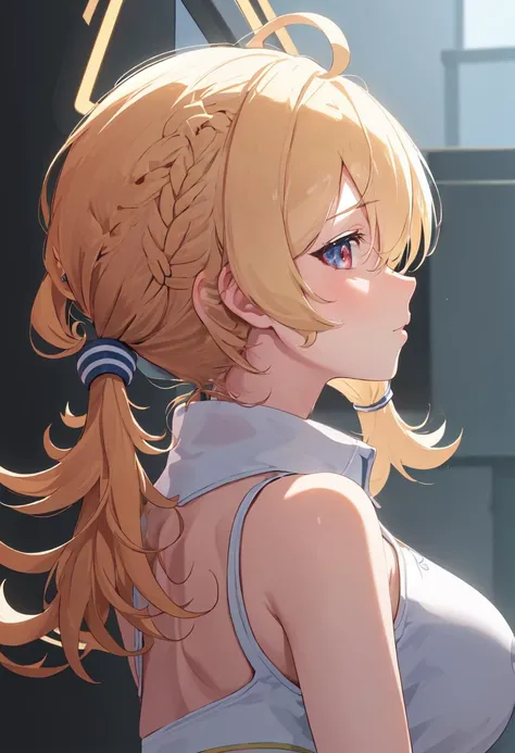 (safe:1.10), best quality, masterpiece, highres, solo, (kotori_bluearchive:1.10), profile, from side, upper body, 11 <lora:kotori_bluearchive:0.80>