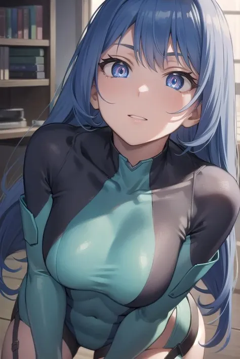 nejirehadou, <lora:nejirehadou-lora-nochekaiser:1>,
nejire hadou, blue eyes, blue hair, long hair,
BREAK blue bodysuit, bodysuit, drill hair, gloves, green bodysuit, multicolored bodysuit, multicolored clothes, yellow gloves,
BREAK looking at viewer, full body,
BREAK indoors, classroom,
BREAK <lyco:GoodHands-beta2:1>, (masterpiece:1.2), best quality, high resolution, unity 8k wallpaper, (illustration:0.8), (beautiful detailed eyes:1.6), extremely detailed face, perfect lighting, extremely detailed CG, (perfect hands, perfect anatomy),