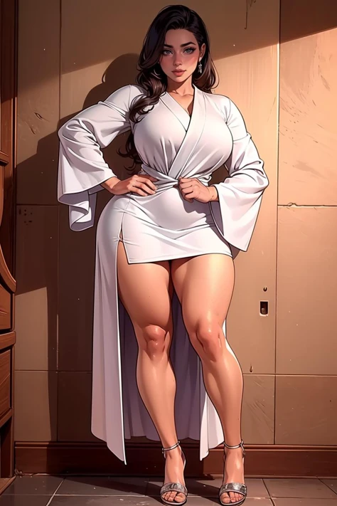 (unparalleled masterpiece, best quality:1.2),
ultra detailed, high quality, intrincate details,
high detailed skin, ((full body)),  woman in long white robes, naughty face, thick thighs
<lora:GoodHands-vanilla:1>
<lora:GoodHands-beta1:1>
<lyco:GoodHands-beta2:1>