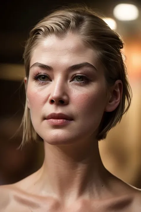 (closeup:1.0) photo of (CR-RosamundPik3-frankyfrank2k:0.95) as (young:1.0) woman, (oiled shiny skin:1.0), (tilted angle shot:1.0), (tilted head pose:1.0), (slick undercut:1.0) hair,
(8k uhd:1.0), (best quality:1.0), (masterpiece:1.0), (sharp focus:1.0), (mono color backdrop:1.0),