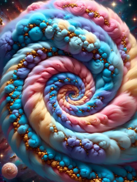ral-flufblz spiral galaxy, nebulae, soft texture, pastel colors, <lora:ral-flufblz:0.5>, (masterpiece:1.2), best quality, (hyperdetailed, highest detailed:1.2), high resolution textures, <lora:EnvyBetterHiresFixXL01:1>