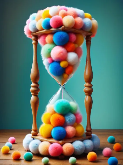 A ral-flufblz hourglass counting down the fleeting moments of time, <lora:ral-flufblz-sdxl:1>, <lora:EnvyBetterHiresFixXL01:0:hr=1>