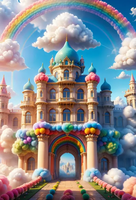 amazing quality, masterpiece, best quality, hyper detailed, ultra detailed, UHD, depth of field,
a palace over the cloud, rainbow, heaven,
<lora:ral-flufblz-sdxl:0.85>, ral-flufblz,
<lora:add-detail-xl:0.8>,
<lora:quality1:0.8>,