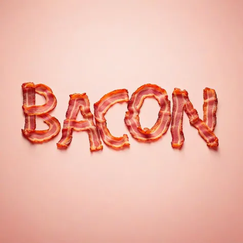a word made of bacon