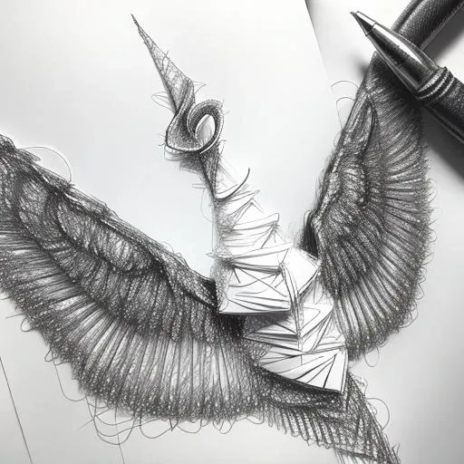 <lora:scribble:1.0> scribble, paper crane