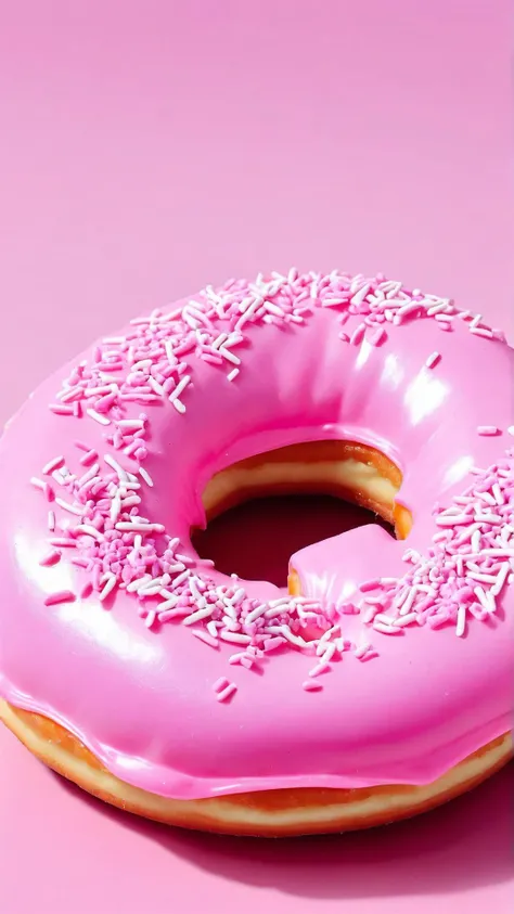 <lora:BarbieCoreXL:1> BarbieCore doughnut, pink plastic (toy:0.4)
