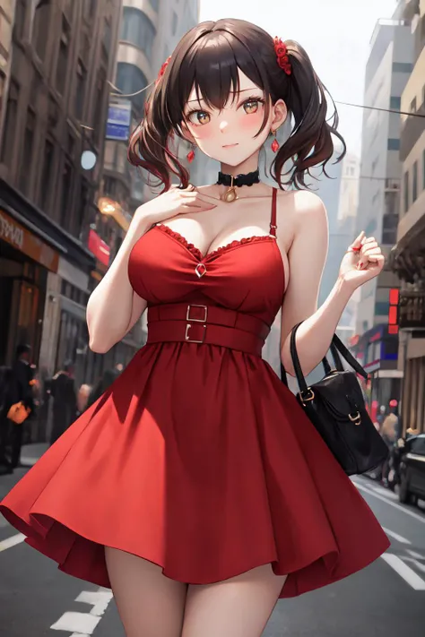 or were you looking at the woman in the red dress?