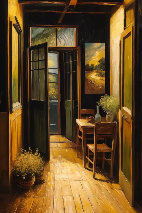 masterpiece,best quality,forest,oil painting,<lora:tbh123-:0.8>,style of Vincent van Gogh,