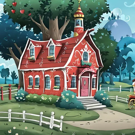 best quality, highres, masterpiece, surpriseapple castles, outdoors,
<lora:0 Pony sapple-000008:0.8>