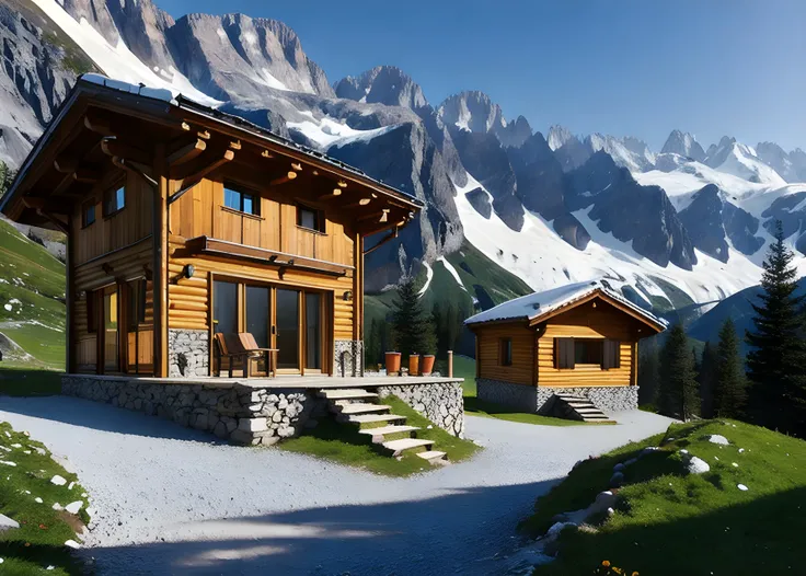 ONE YEAR Renovating Two Stone Cabins in the Italian Alps