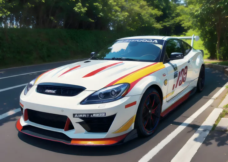 NerazimAI race car deatiled, intricate