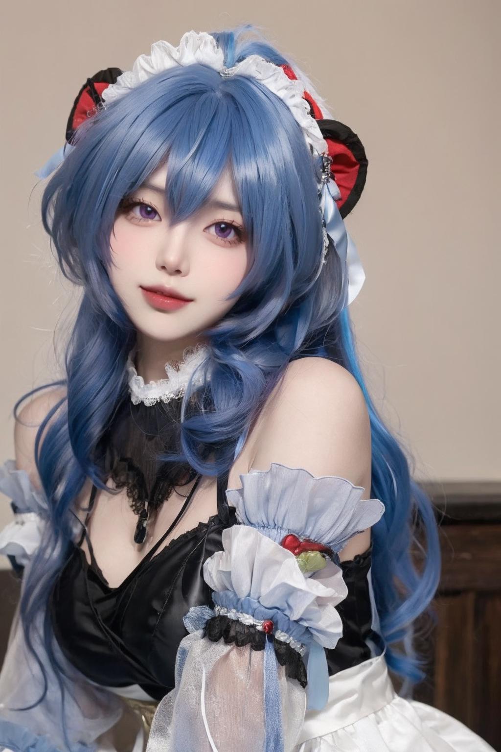 【Realistic & Anime】Genshin Impact Ganyu_maid|原神甘雨女仆装 v1.0