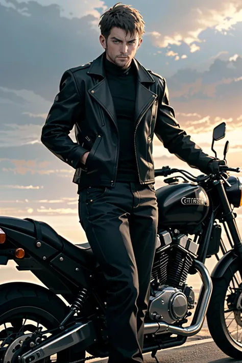 ((ultra detailed, masterpiece, best quality))
<lora:REVChris:0.8>
REVChris, 1boy, solo, short hair, Posing by a classic motorcycle, clad in rugged biker attire, with an adventurous spirit