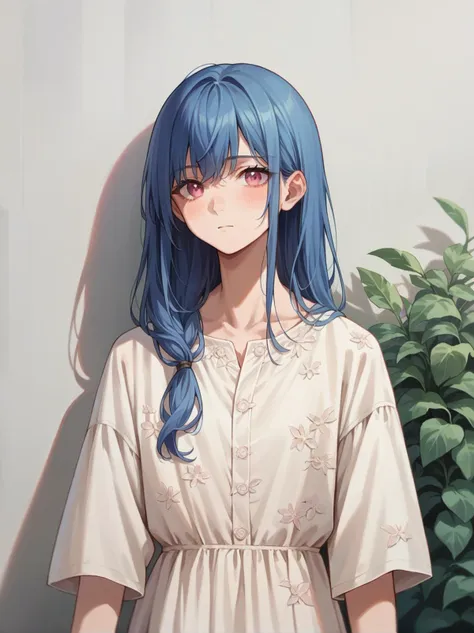 score_9, score_8_up, score_7_up, score_6_up, source_anime, <lora:linen_dress_v0.1-pony:1> 
1girl, linen dress,
blue hair, pink eyes, 
upper body, hair over shoulder,