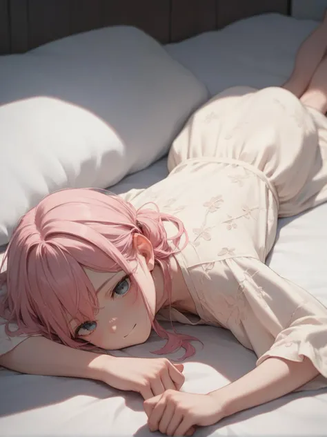 score_9, score_8_up, score_7_up, score_6_up, source_anime, <lora:linen_dress_v0.1-pony:1> 
1girl, linen dress,
pink hair, lying, on stomach, looking at viewer,