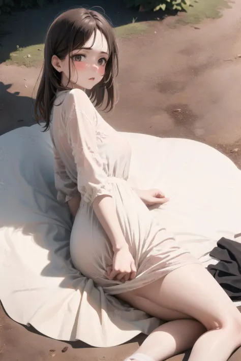 <lora:skirt_tug_v0.1:1>
1girl, clothes tug, dress tug, skirt tug, curled up,
lying, on side, linen dress,
<lora:linen_dress_v0.3a:1>, masterpiece, best quality, highly detailed