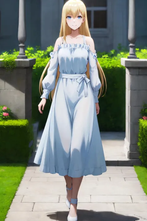 1girl, roxy hart, dress, smile, happy, looking at viewer, garden, full body, <lora:RoxyHartV10:1>, (ultra high res,best quality), (8k, RAW photo, best quality, masterpiece:1.2), professional lighting, physically-based rendering, highres, absurdres,