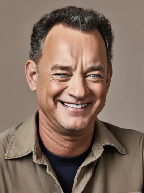 tomhanksxl smiling